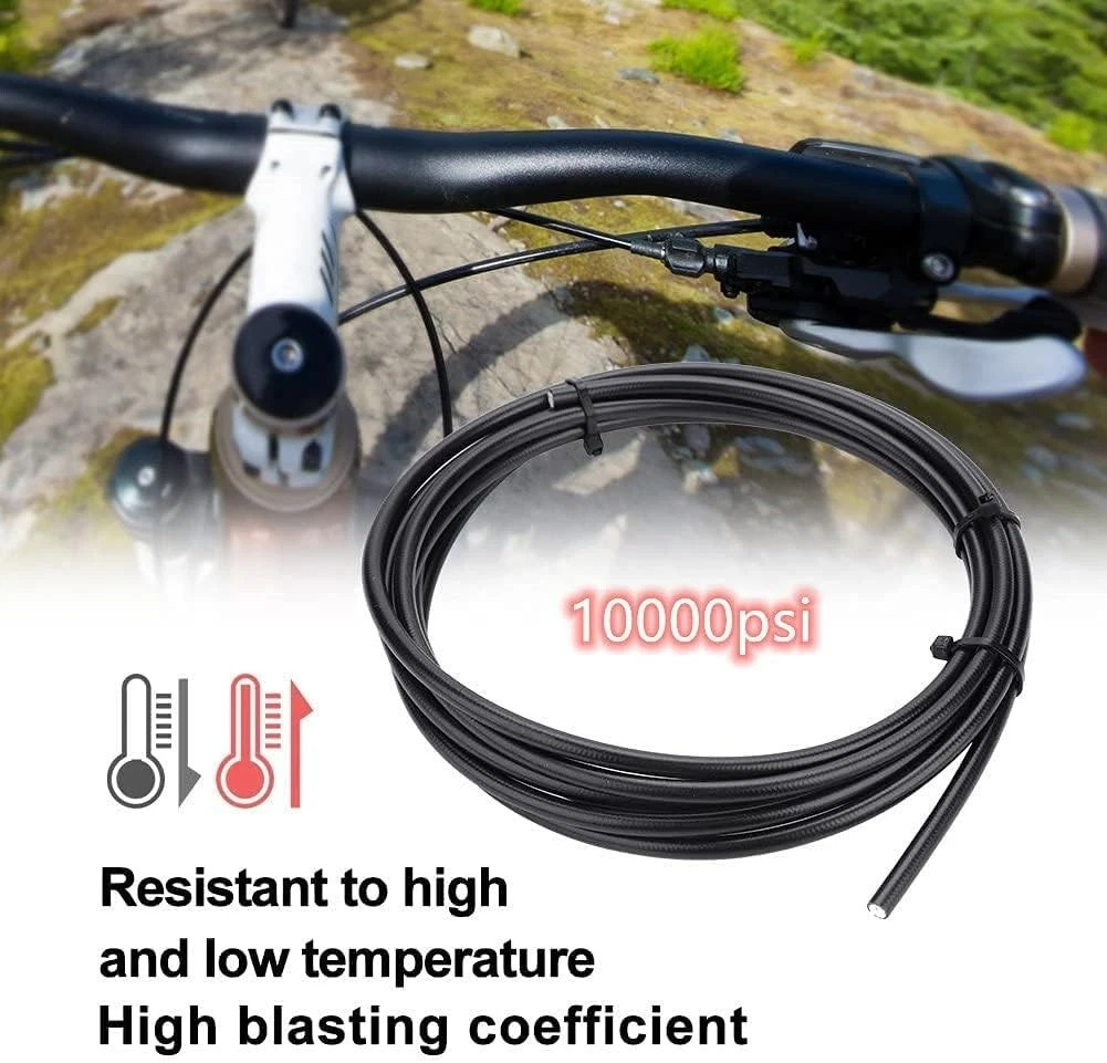 CYSKY Bike Hydraulic Brake Hose Kit 2500mm for Shimano BH59 BH90 Sram Black