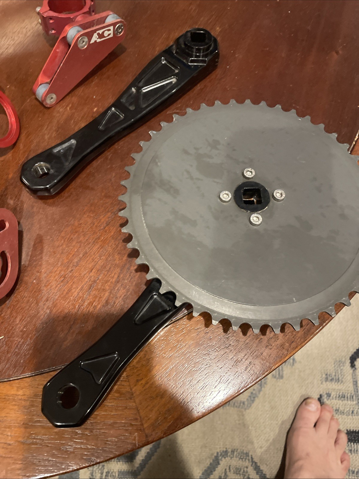 AC Components Downhill Crankset And Chain Guides