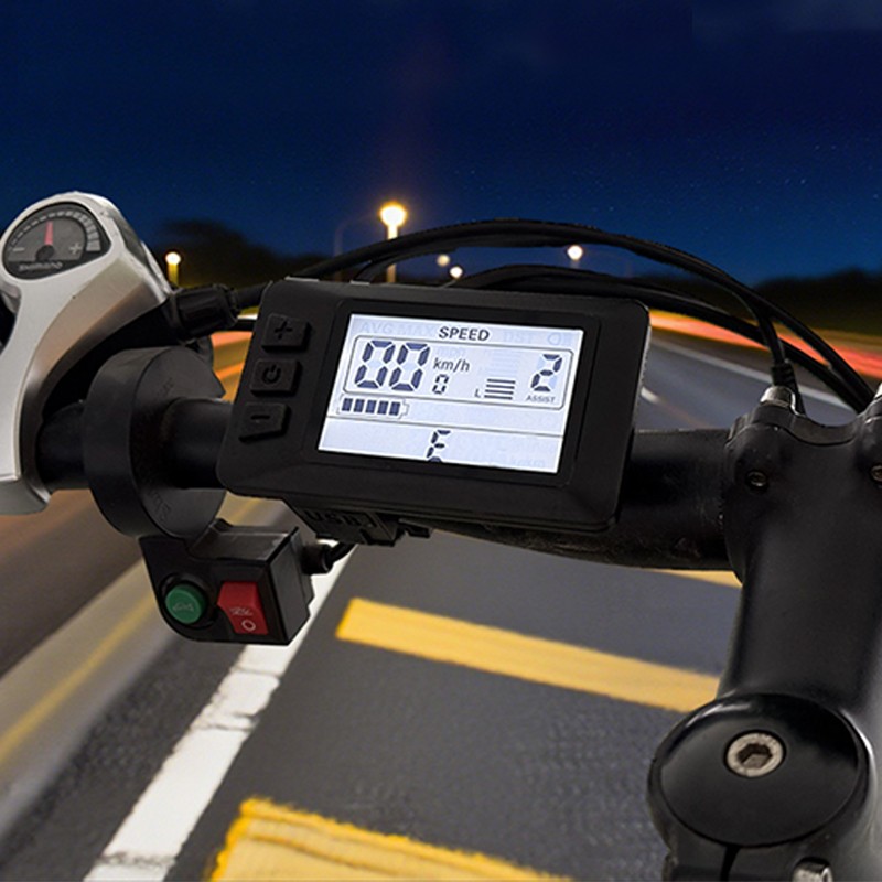 P3H UART2 Fahrradcomputer Fahrradtacho Rennrad LCD Mountainbike Display