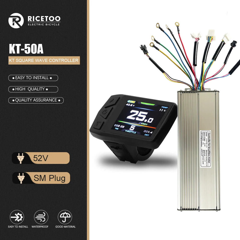 48V 30A 35A 50A E-bike Squarewave Controller for 52V/60-90V 1000W-3000W Motor