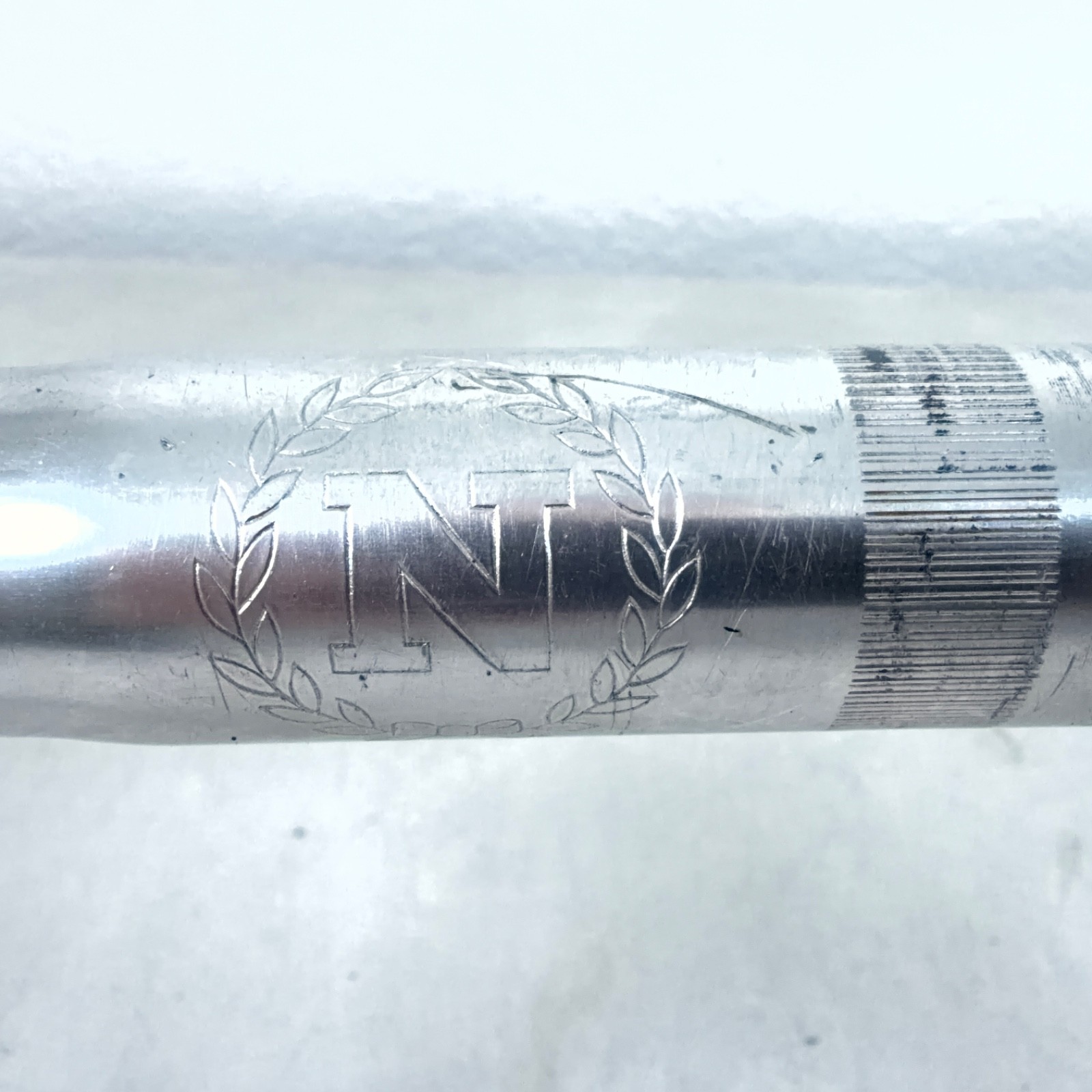 Vintage Nitto Olympiade 114 Drop Handlebar Ø25.4 mm/390mm Alloy Silver Japan