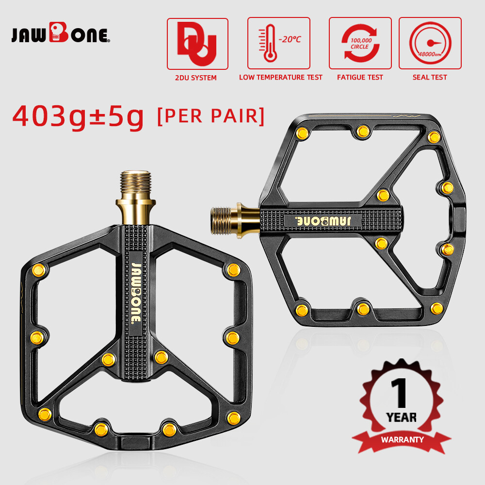 Mountain Bike Pedals MTB Flat Platform Pedal Aluminum 9/16 in DU Sealed Bearing