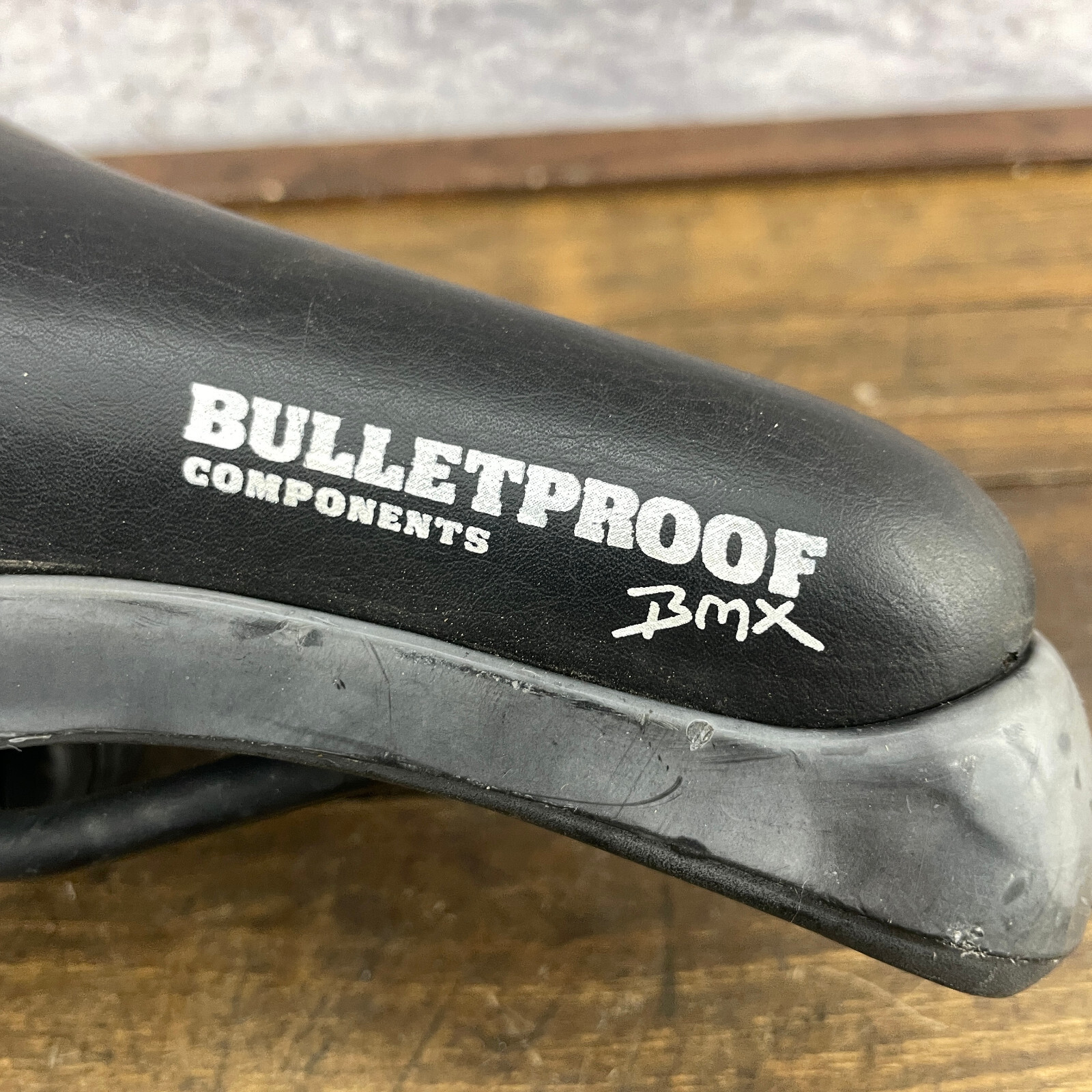 Bulletproof BMX Seat Padded Saddle Drop Mid School Black Viscount 2994 Loose
