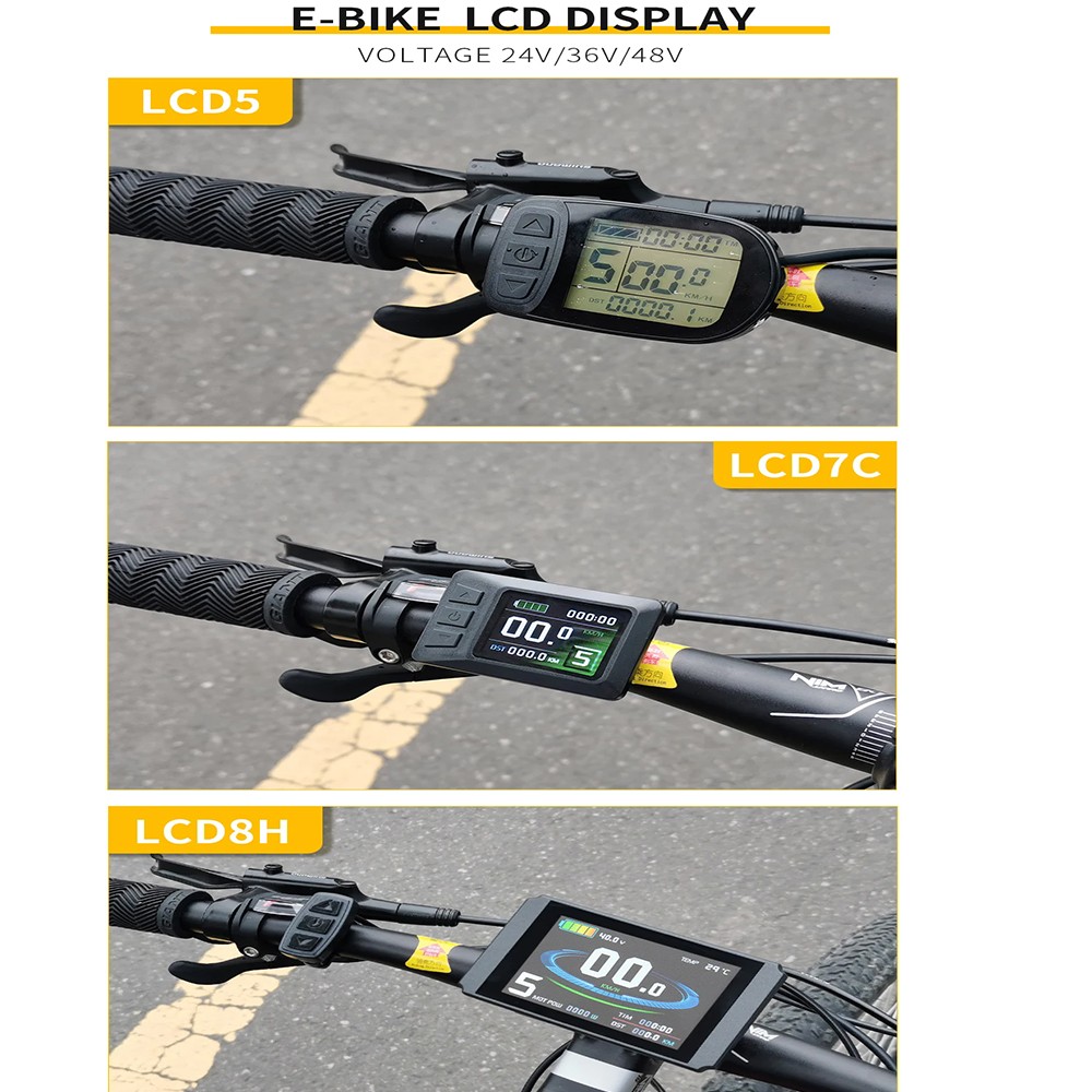 E-Bike 36V/48V KT 1000W-3000W 30A-50A Brushless Motor Controller +LCD Display