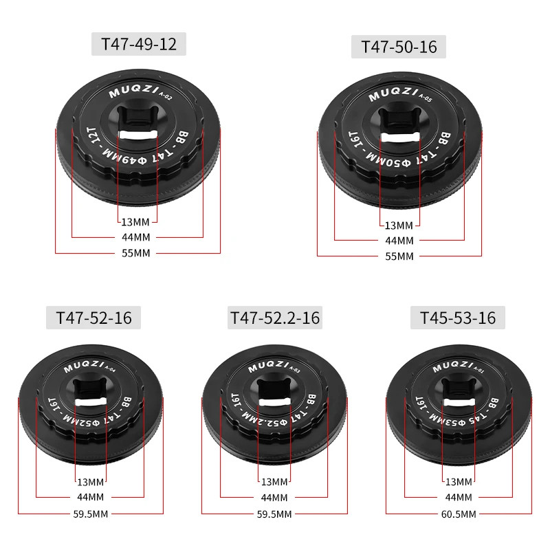 T45 T47 Bottom Bracket Wrench 12T 16T Bike Install Removal Tool