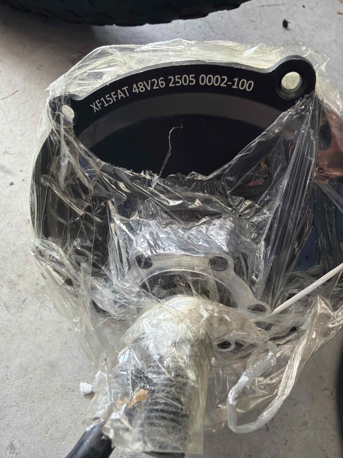 The Freesky XF15FAT 48V/26V 750W rear hub motor (manufactured by MXUS