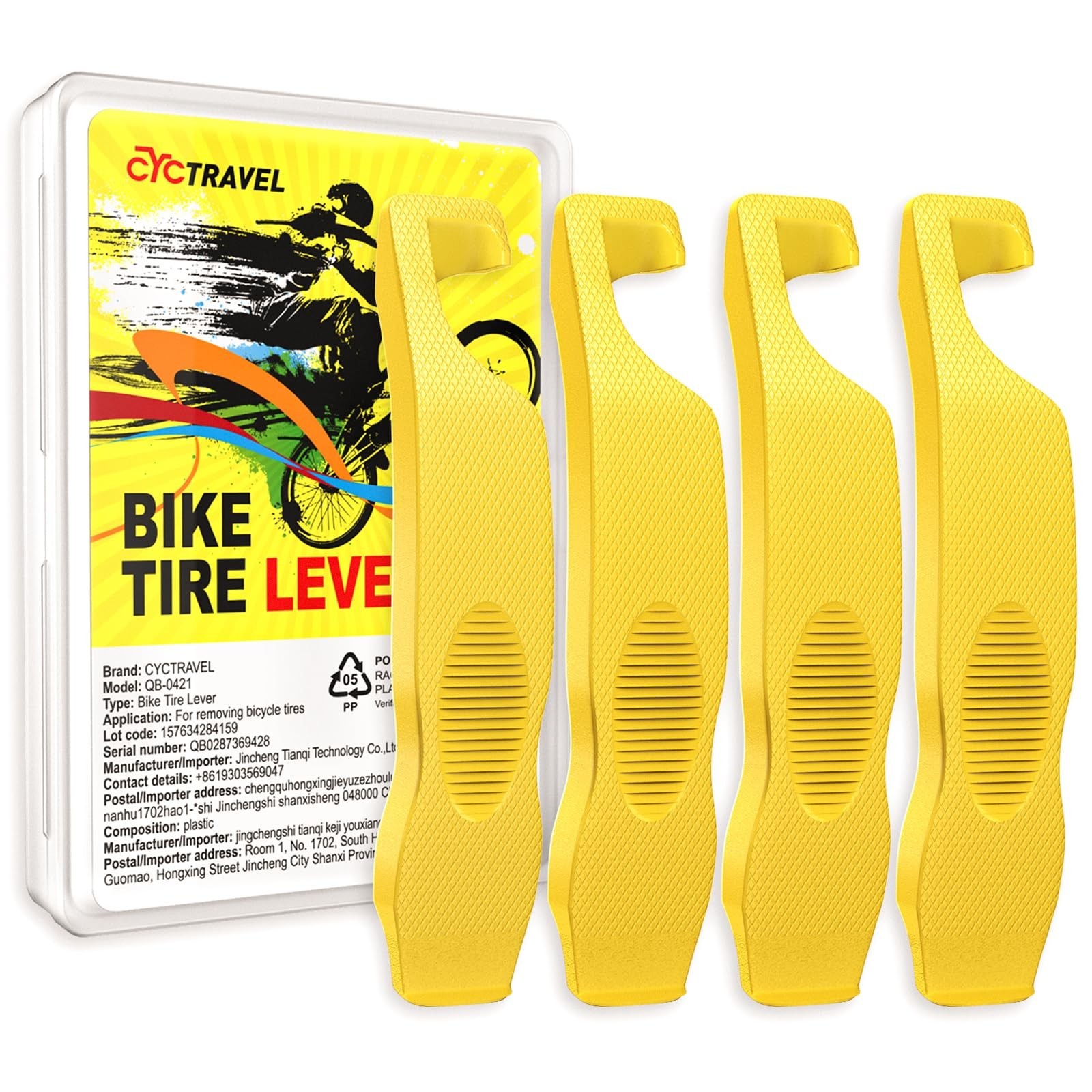 Bike Tire Levers, Ultra Strong Tire Levers Don’t Hurt The Tire, Non-Slip and …