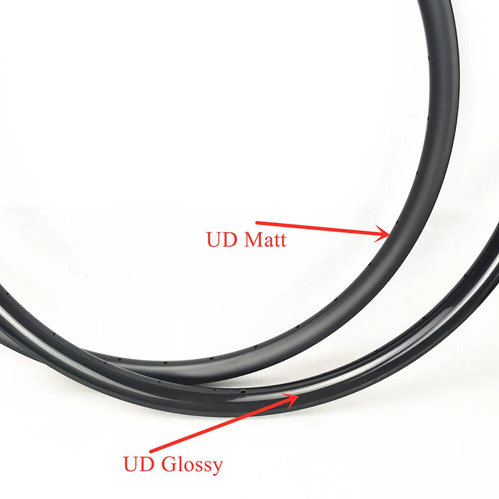 Road Bike 700C Carbon Rim 28*35mm Clincher Tubeless UD/3K Matte / Glossy