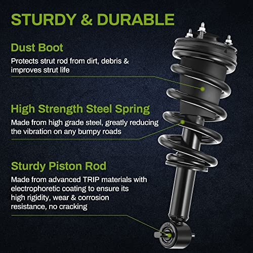 Front Pair Complete Quick Struts Rear Shock Absorber 07-13 front&rear