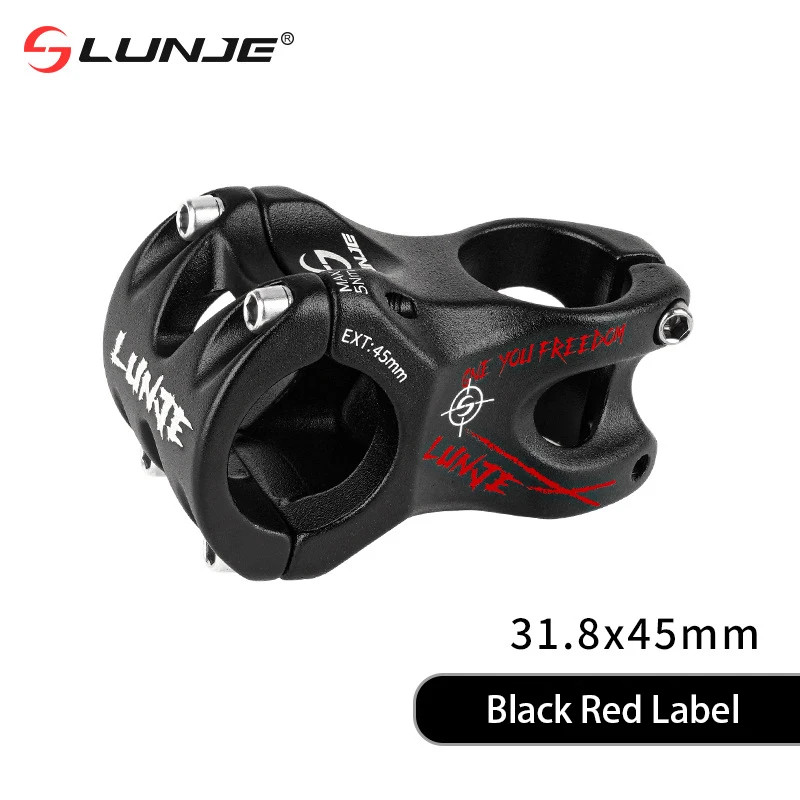 MTB Bike Stem 31.8x45mm Short Handlebar Stem 3D Forged Aluminum Alloy