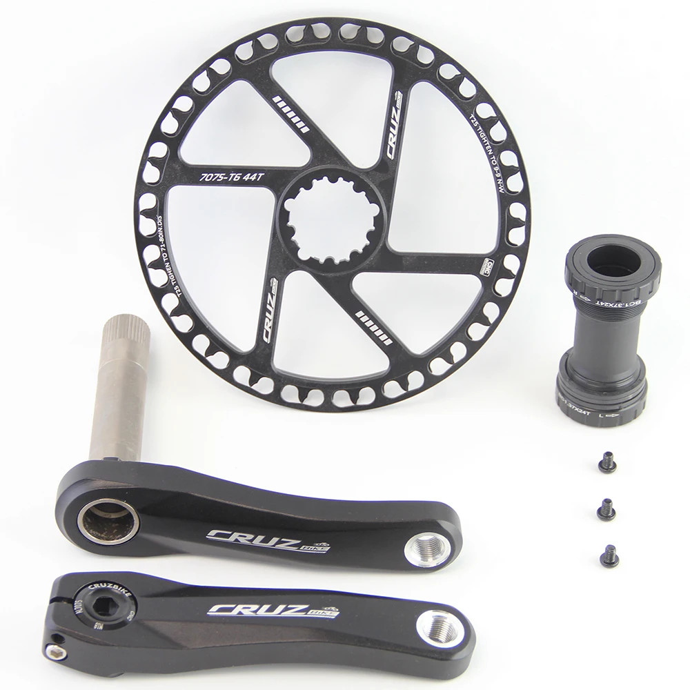 Kids Bicycle Cranksets 89/98/110/127/140/150mm Children MTB Crank Arms 25T-40T