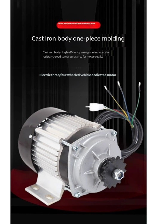 24V 48V Electric Motor for Bicycle Brushless Motor E-Bike E-Tricycle Controller
