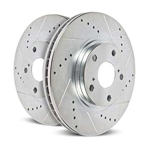Power Stop JBR1151XPR Rear Evolution Drilled & Slotted Rotor Pair For Lexus