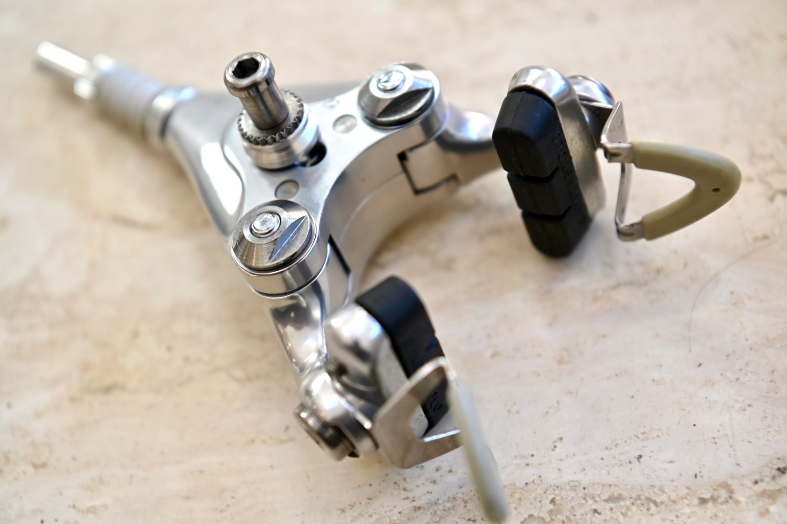 NOS Campagnolo C-Record Delta 3 pivot REAR Brake with pads