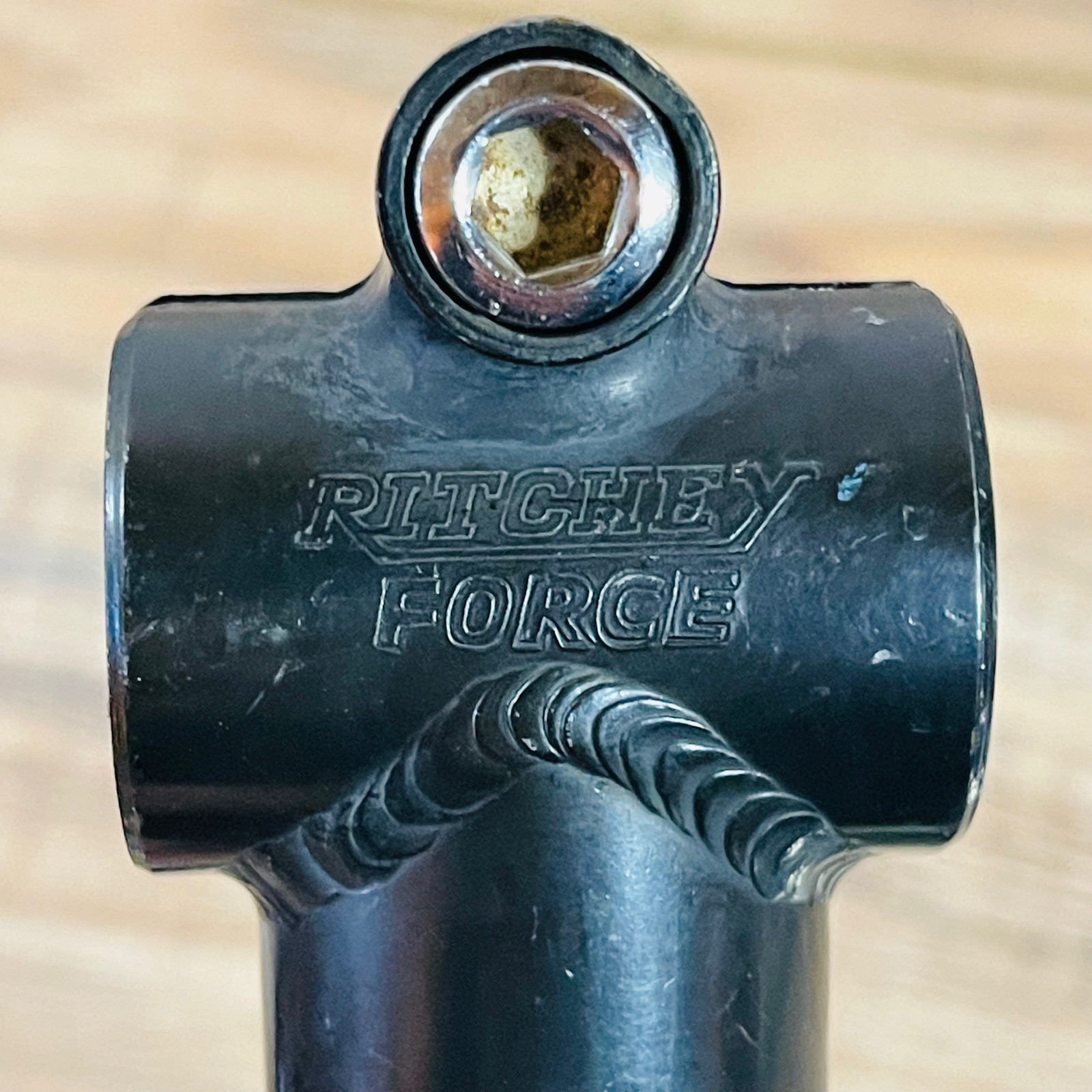 Ritchey Force Quill MTB Stem 125 5 Degree 25.4 Black Cable Guide Hanger