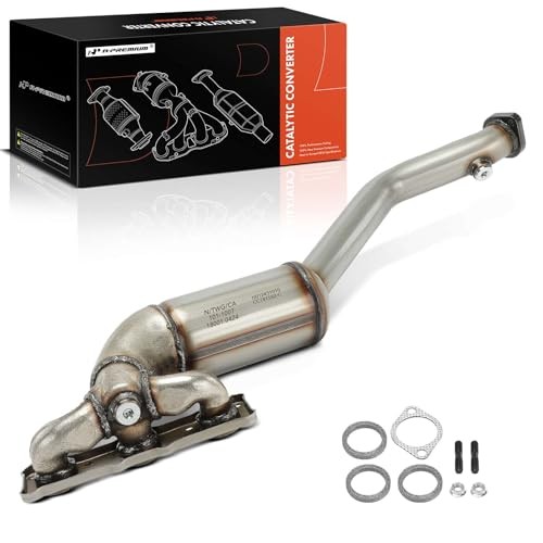 Front Exhaust Manifold Catalytic Converter with Gasket Kit Direct-Fit