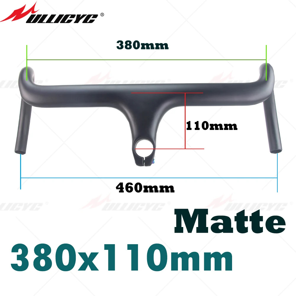 Carbon Bike Internal Wiring Integrated Drop Bar for 28.6mm Fork Tube with Spacer