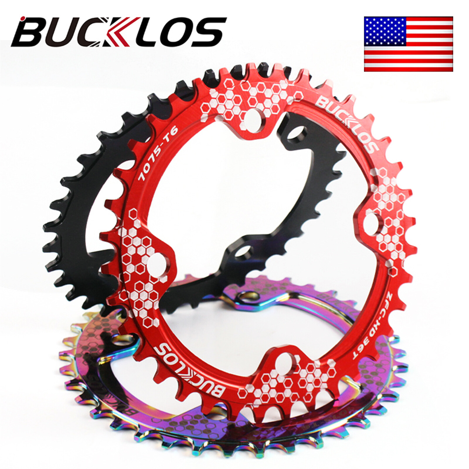 104 BCD Chainring Round Oval 32t 34t 36t 38t 40t 42t 4-Bolt MTB Bike For Shimano