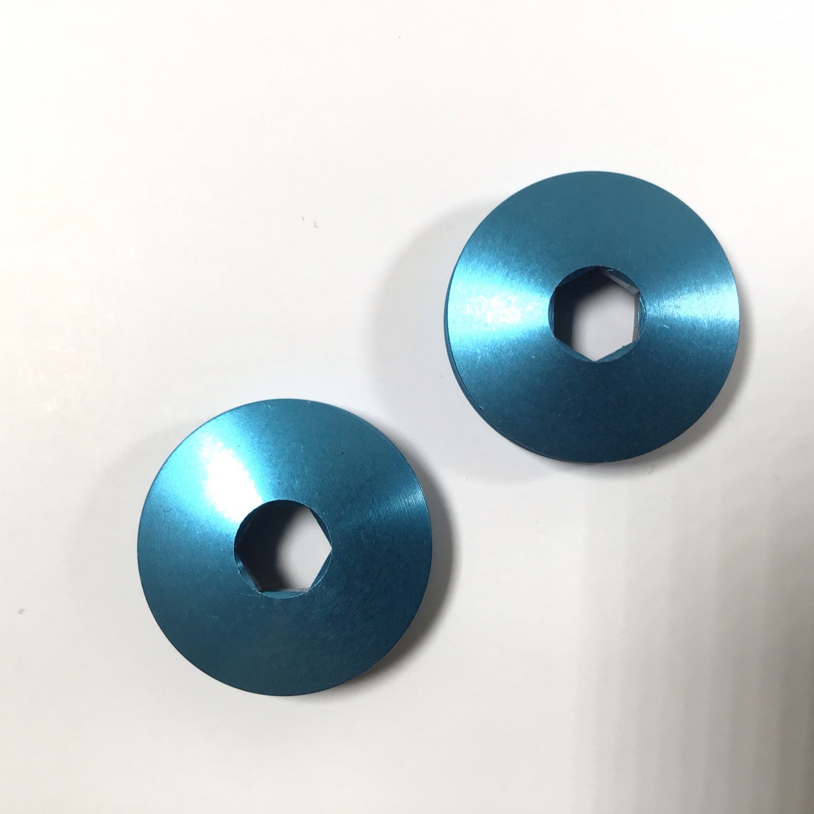 Vuelta Square Taper Crank Arm Dust Caps Blue NOS Vintage MTB Kooka Grafton Cook