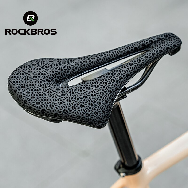 ROCKBROS Ultralight Bicycle Saddle 3D Printing Shockproof MTB Road Bike Seat