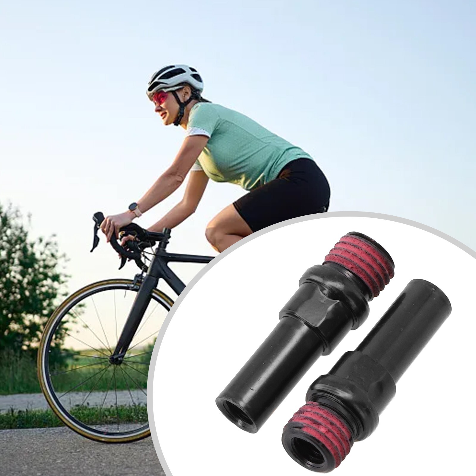 High Strength M10 V Brake Screws for Secure Bike Frame/Fork Attachment (2 Pack)