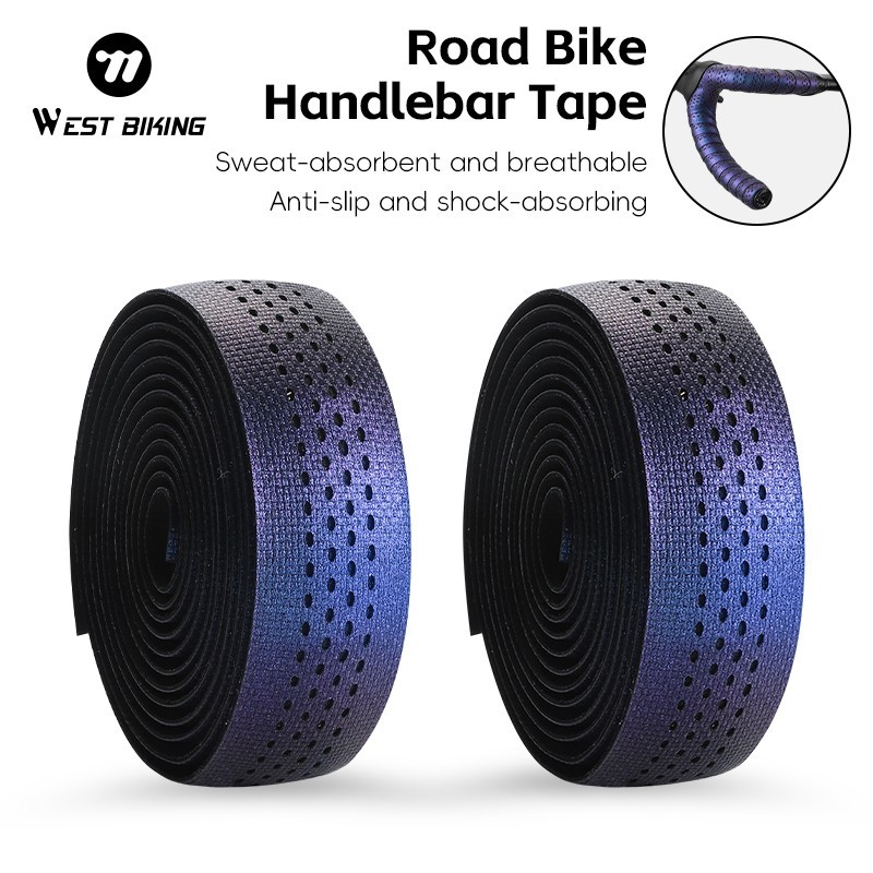 West Biking Road Bike Bicycle Handlebar Tapes Cycling Handlebar Tape One Pair