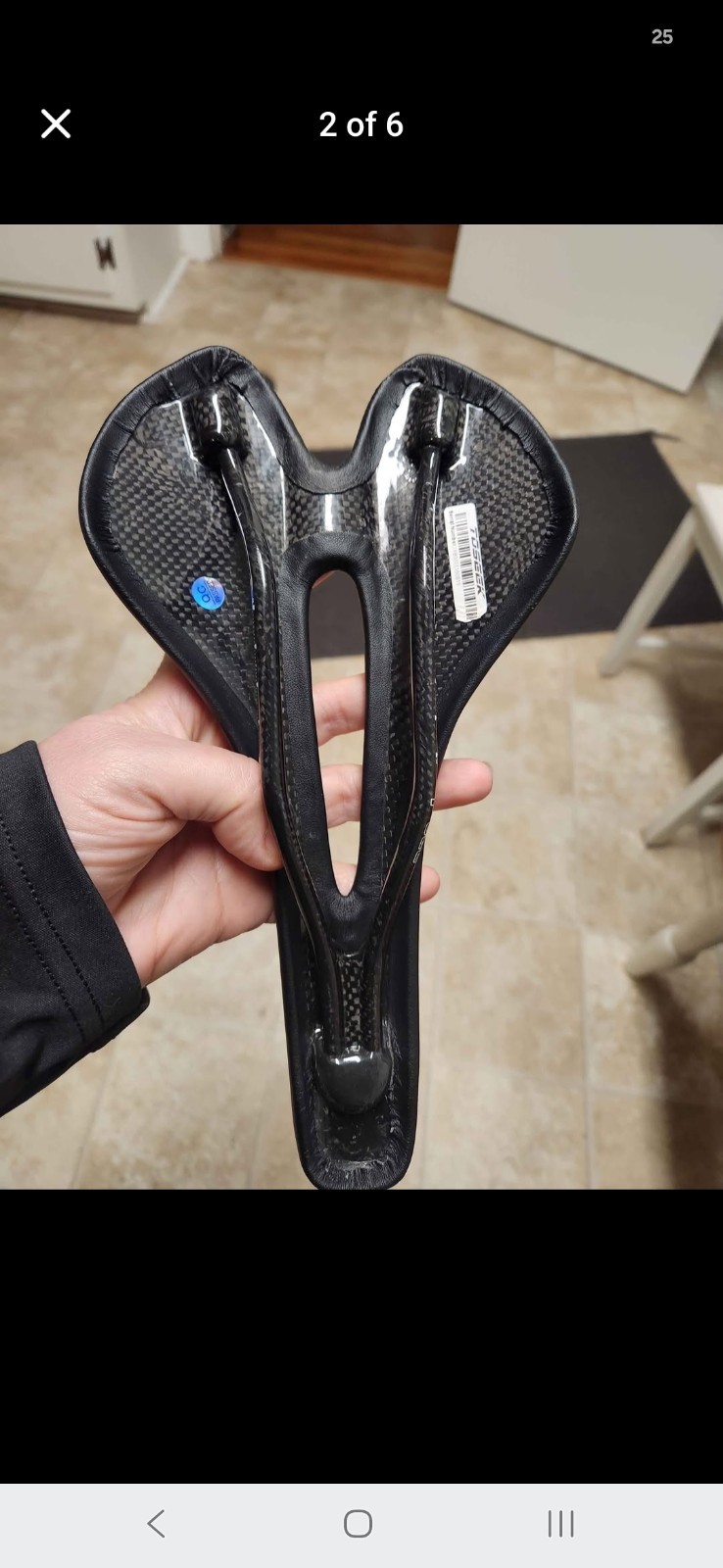 Toseek Carbon Fiber Road Bike Bicycle Seat 143mm 127 Grams (4.5oz)