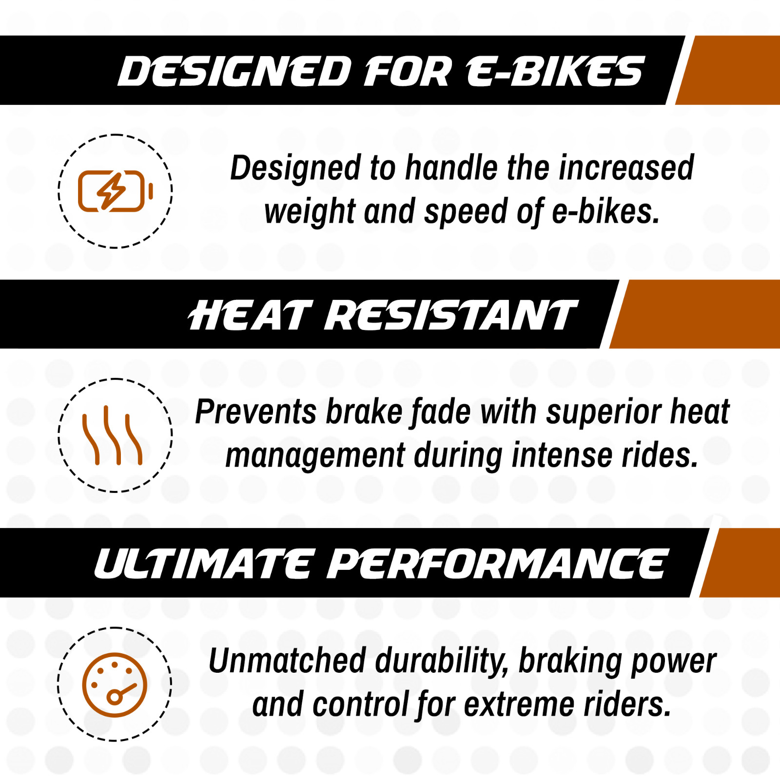 epic SRAM DB8, Motive, Code, Code Stealth, G2 RE & Guide RE Brake Pads – E-Bike