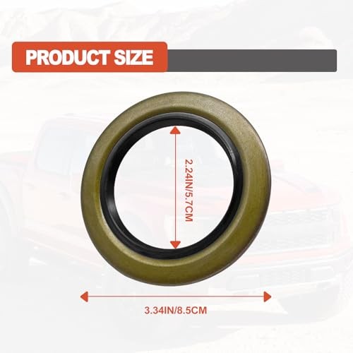 Stymart 2.25″ ID x 3.376″ OD Double Lip Grease Seal, Hub Wheel Grease Seal,