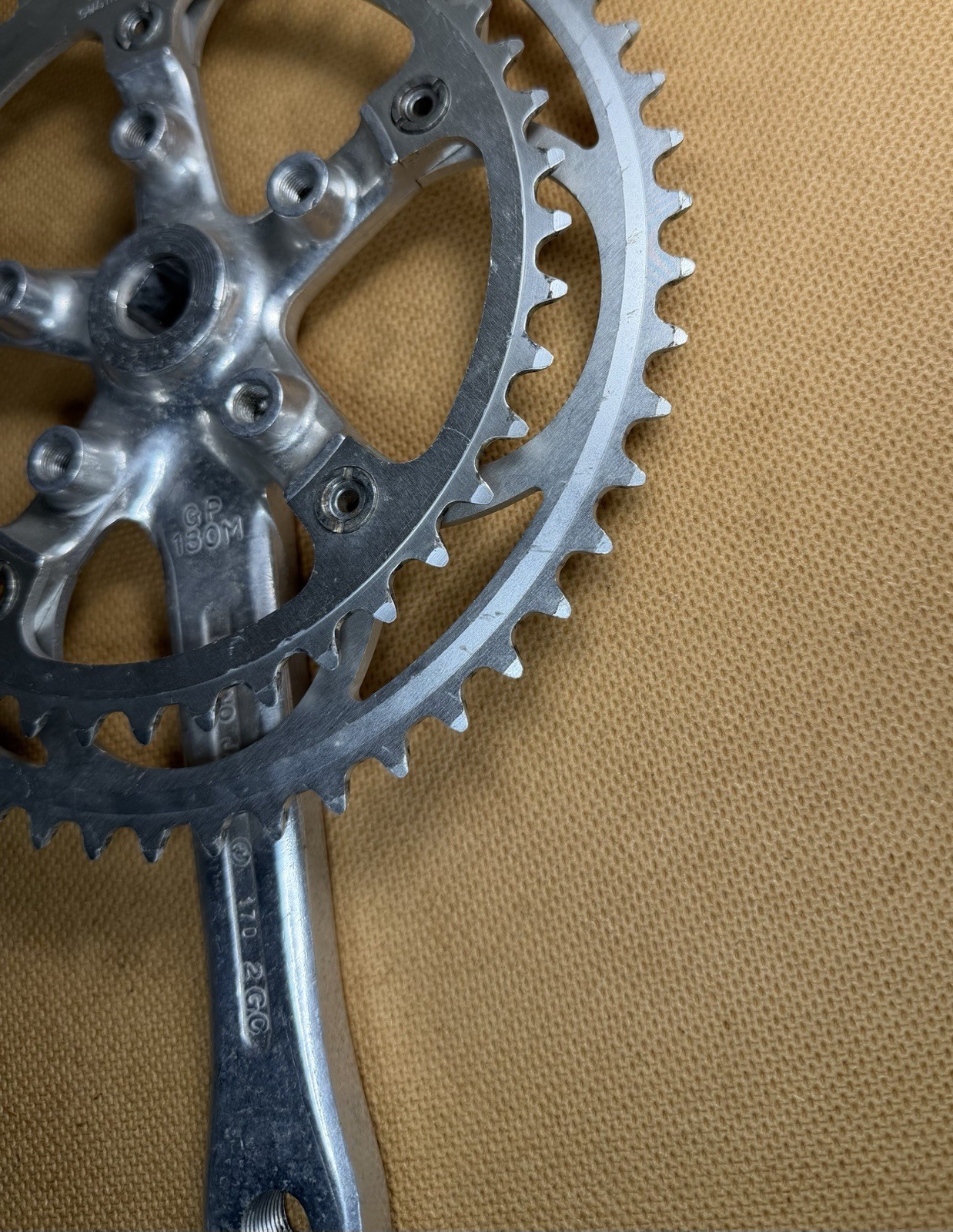 Vintage Sugino VP 130 Double Crankset – 52/42T – 170mm