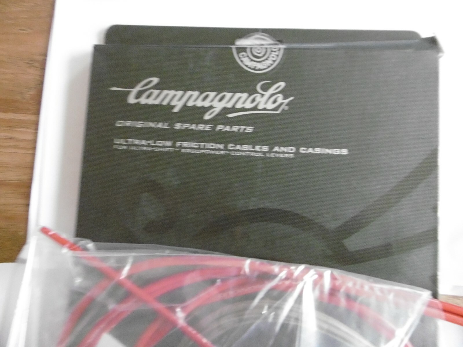 Campagnolo 11 Speed Ergopower Cable & Housing Red CG-ER600R Made In Italy New