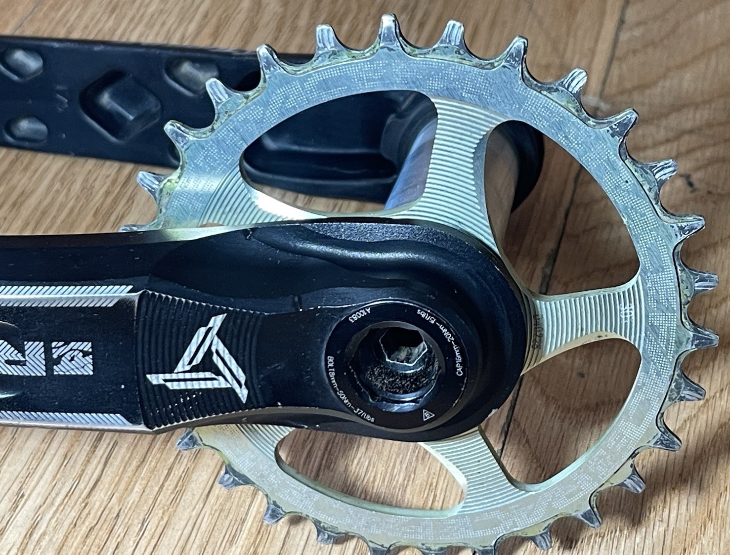 Race Face Turbine 175mm Single Speed Crankset 30t Black
