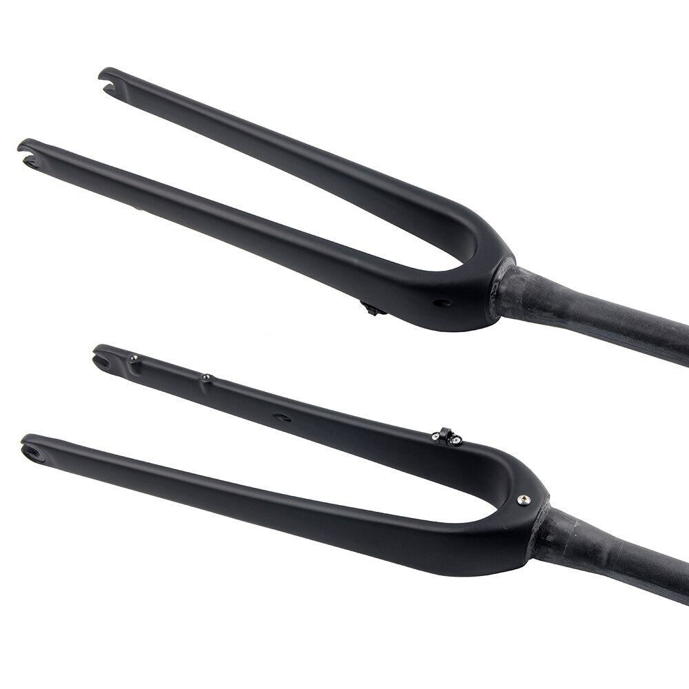 Full Carbon Gravel Road Bicycle Forks 700*42C QR or Thru Axle Disc Bike Fork