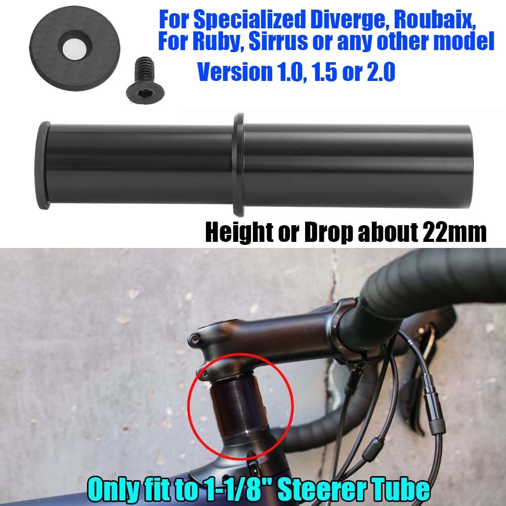 For Roubaix Sirrus Diverge Version 1.0,1.5,2.0 Aluminum Shock Stem Replacement