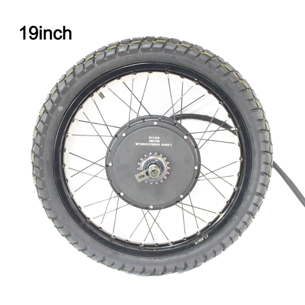 Ebike 48V-72V 3000W-5000W Motorcycle Rim Rear Wheel Only 17» 18» 19″ 21»