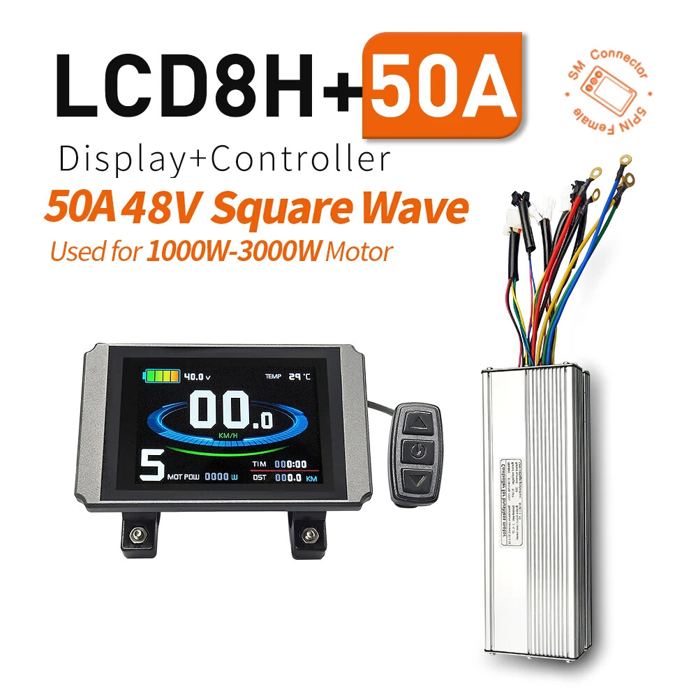 KT Electric Bike 30A 35A 50A 1000W 1500W 3000W Controller 36V/48V LCD Display