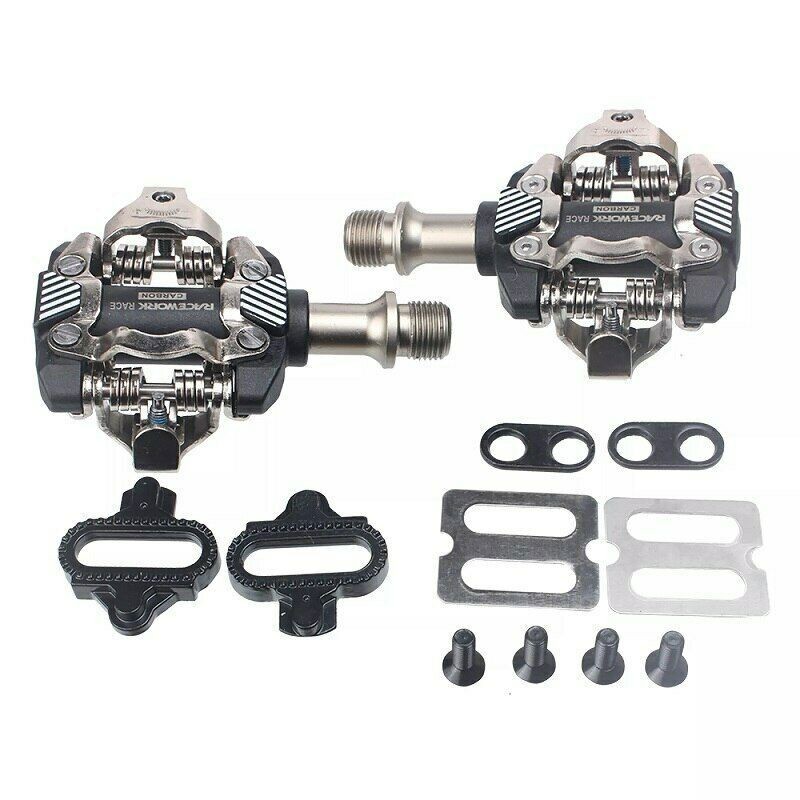 RACEWORK Bicycle Self-locking SPD Pedals Clipless Cleats Pedal Mtb Mountain Bike