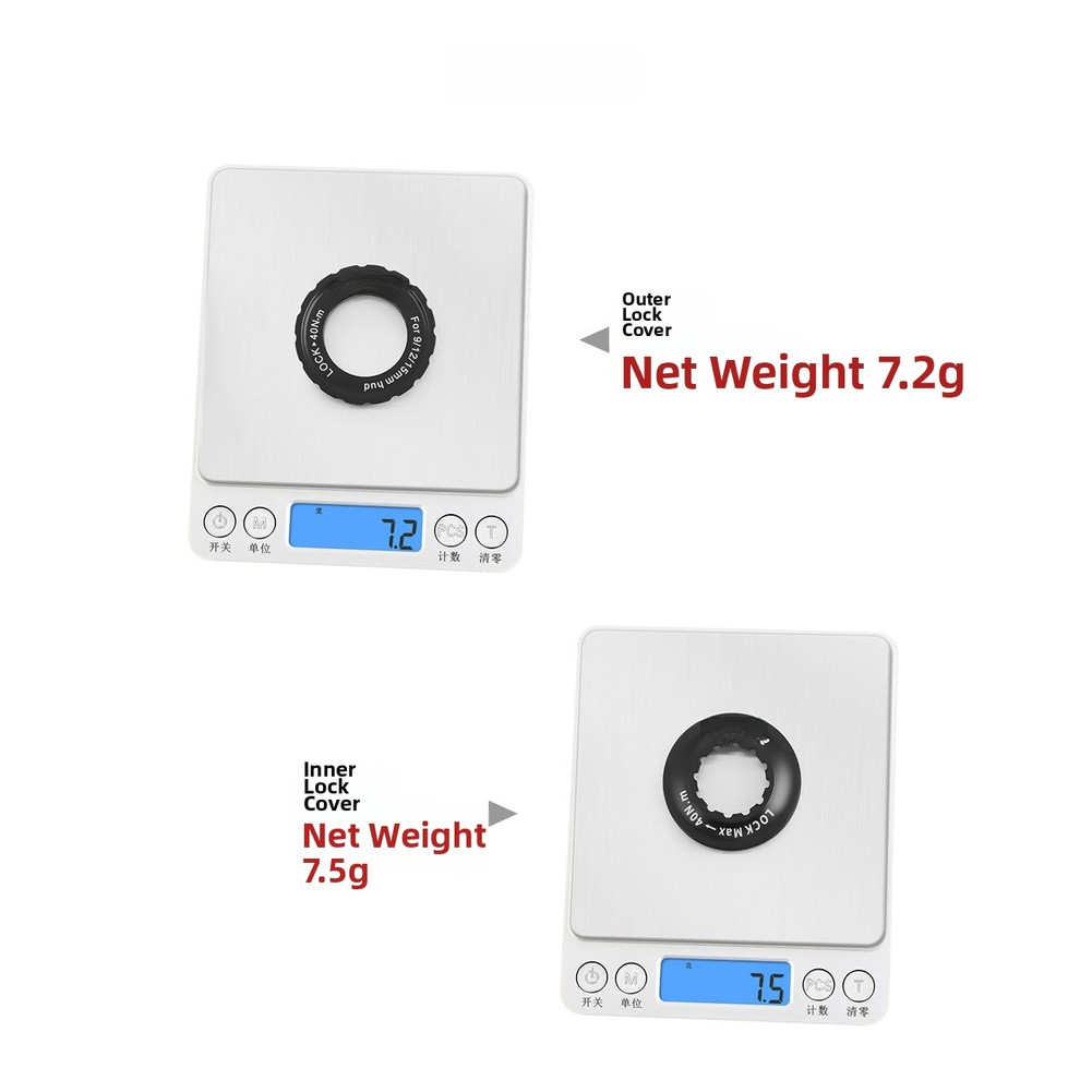 Center Lock Disc Brake Adapter for 6 Bolt Hub CNC Aluminum Alloy Material