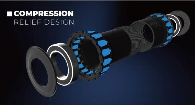 TOKEN Ninja Lite bottom bracket/BB86/BB89/BB92 fit SHIMANO/SRAM GXP/Thread Fit