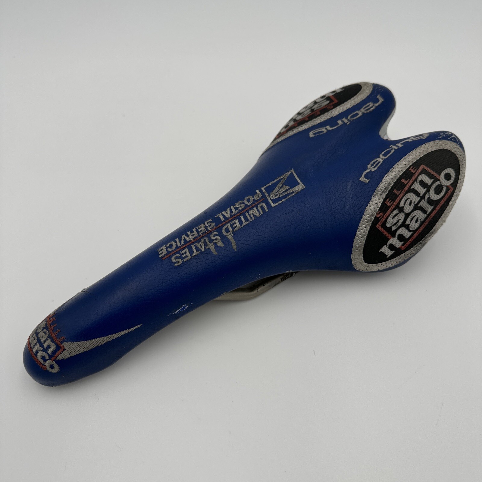 Selle San Marco USPS Postal Racing 7x7mm Alloy Rails Saddle TREK TEAM USED