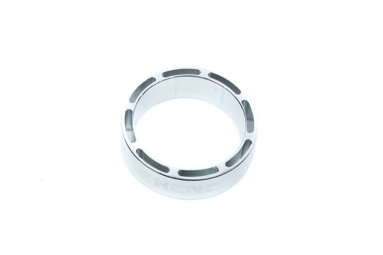 KCNC Hollow-Design Cycle Bike Lightweight Headset Spacers 10MM Height Silver