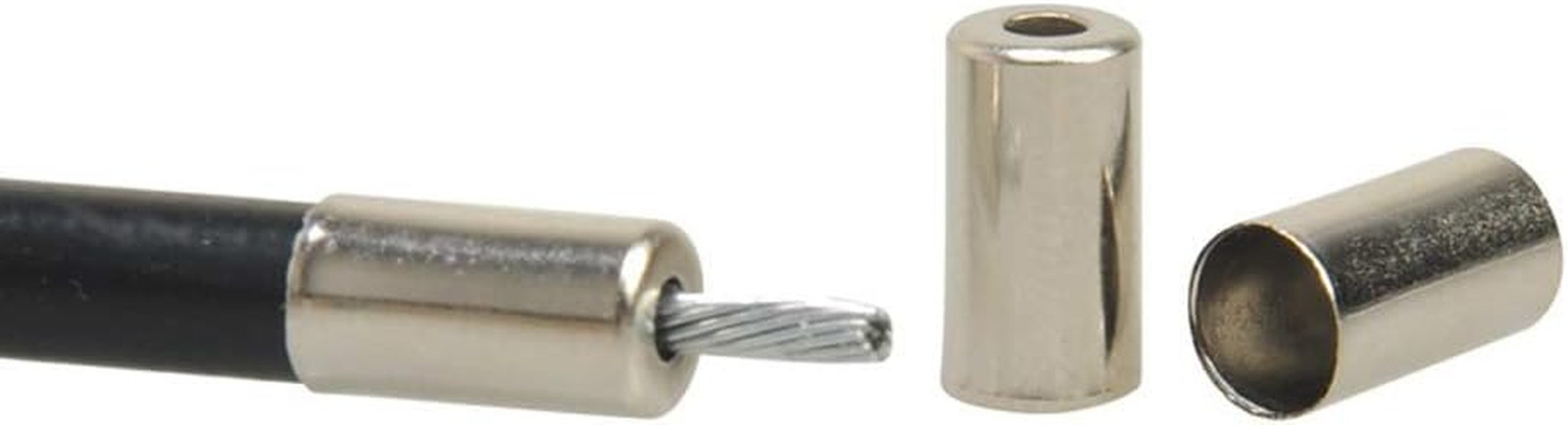 100 Pieces Bike Bicycle 5mm Brake Cable Housing Ferrule End Caps MTB Road Bike A