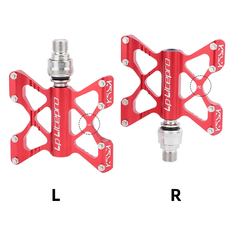 Bike Quick Release Pedal Widened Non-slip DU Sealed Bearing Folding Bike Pedal