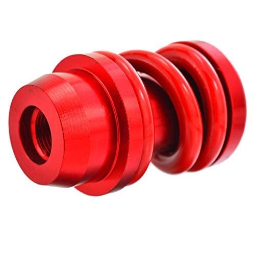 Spring Shifter Knob – Aluminium Alloy Gear Stick Head – Manual – Red & Red