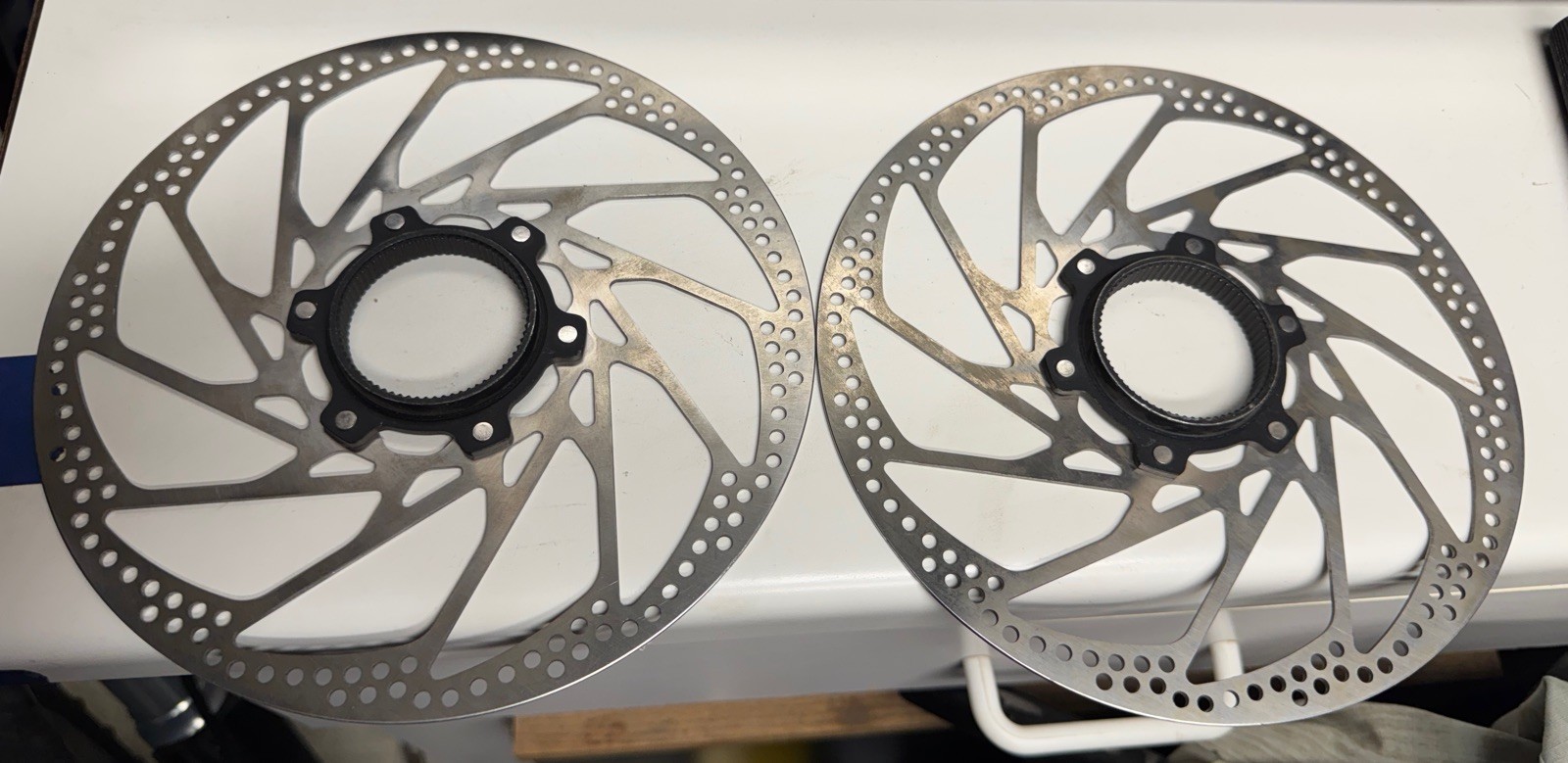 Shimano center lock disc 203 mm 8” brake rotors for M800 Saint hubs first gen
