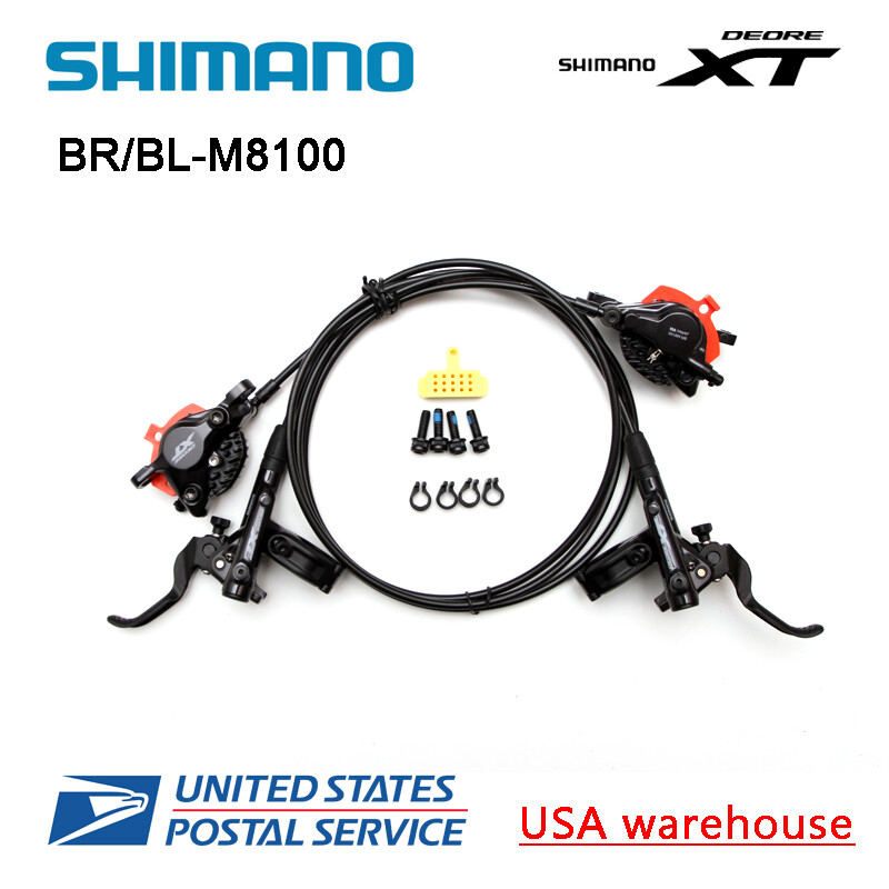 SHIMANO XT BL-BR-M8100 Hydraulic Disc Brake Set Levers Pair Front/Rear OE
