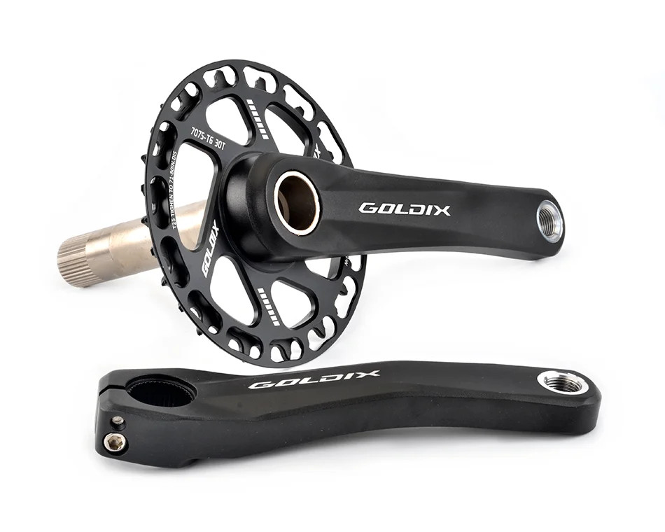 Children Bicycle Crankset 110mm-160mm Crank MTB Kid Crankset 28T-38T Chainring