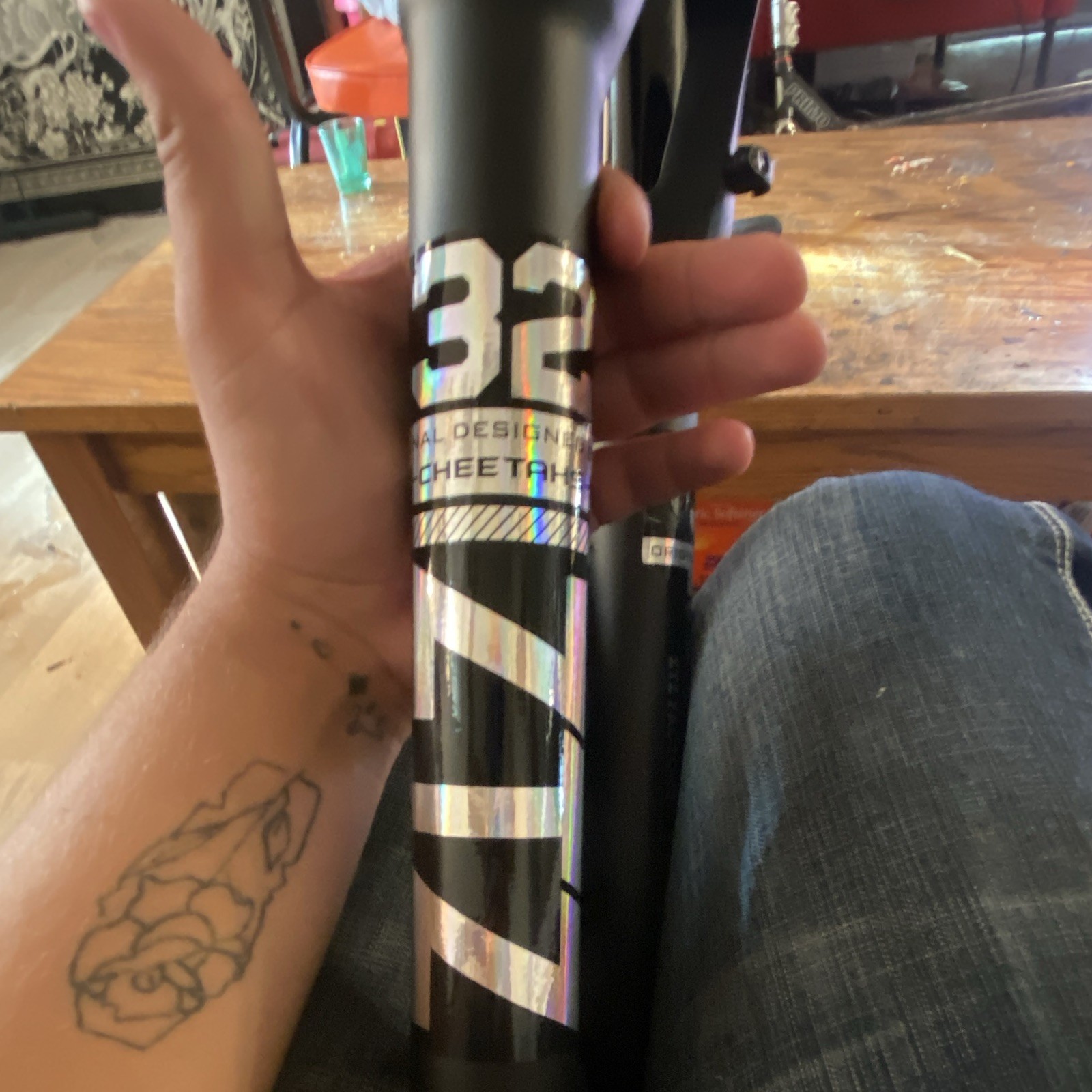 ZTZ Racing 32 Air Suspension MTB Fork, Tapered Steerer, Aluminum, Black