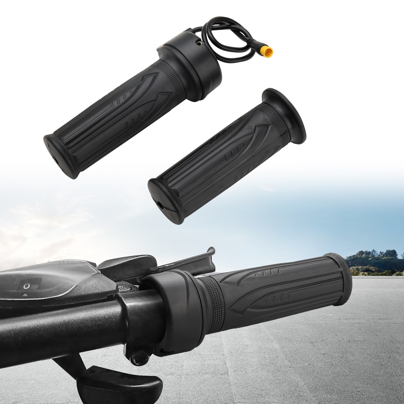 EBike Throttle Grip Stable Electric Bike Twist Throttle Electric Bicycle Scooter