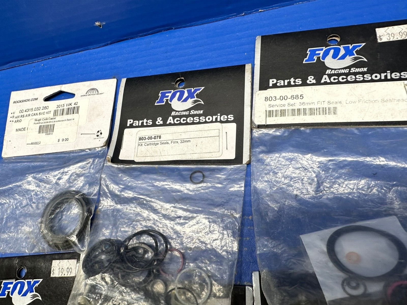 FOX Cartridge Seal Kits – Misc – Bike Shop Surplus – See Photos